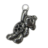 Zinc alloy Pendant, Fashion jewelry findings, Many colors for choice, Animal 24x12mm, Sold By Bag