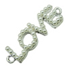 Crystal Zinc alloy Connector, Fashion jewelry findings, Many colors for choice, 11x36mm, Sold By PC