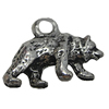 Zinc alloy Pendant, Fashion jewelry findings, Many colors for choice, Animal 11x16mm, Sold By Bag
