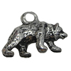 Zinc alloy Pendant, Fashion jewelry findings, Many colors for choice, Animal 11x16mm, Sold By Bag