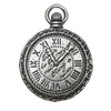 Zinc alloy Pendant, Fashion jewelry findings, Many colors for choice,Clocks and Watches 29x21.5mm, Sold By Bag
