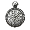 Zinc alloy Pendant, Fashion jewelry findings, Many colors for choice,Clocks and Watches 29x21.5mm, Sold By Bag