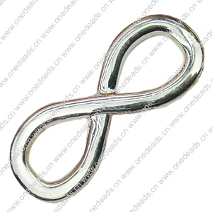 Connector. Fashion Zinc Alloy Jewelry Findings. "8" shape 27x11mm. Sold by PC