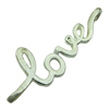 Connector. Fashion Zinc Alloy Jewelry Findings. letter 40x13mm. Sold by PC

