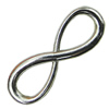 Connector. Fashion Zinc Alloy Jewelry Findings. "8" shape 27x11mm. Sold by PC
