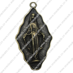 Zinc alloy Pendant, Fashion jewelry findings, Many colors for choice,Cameo 60x32mm, Sold By Bag