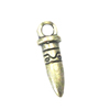 Zinc alloy Pendant, Fashion jewelry findings, Many colors for choice, 14.5x5mm, Sold By Bag
