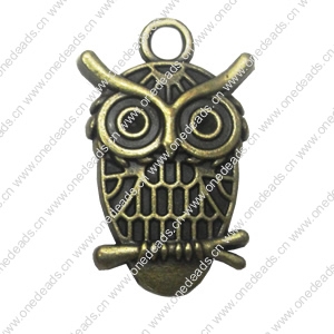Zinc alloy Pendant, Fashion jewelry findings, Many colors for choice,Animal 33x20mm, Sold By Bag