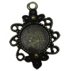 Zinc Alloy Cabochon Settings. Fashion Jewelry Findings. 30x21mm Inner dia：13mm. Sold by Bag    