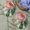 Glass Cabochons, Fashion accessories For settings, 30x40mm,Sold by PC