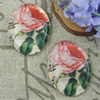 Glass Cabochons, Fashion accessories For settings,18x25mm, Sold by PC
