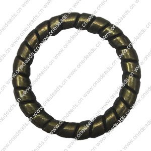 Donut Zinc Alloy Jewelry Findings, outer dia:27mm inner dia:19mm, Sold by Bag   