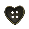 Button，Fashion Zinc Alloy Jewelry Findings. 32x34mm.  Sold by Bag  