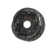 Spacer beads, Fashion Zinc Alloy jewelry findings, 18mm，Hole size:2mm. Sold by Bag 