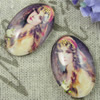 Glass Cabochons, Fashion accessories For settings,20x30mm, Sold by PC