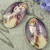 Glass Cabochons, Fashion accessories For settings, 30x40mm,Sold by PC
