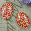 Glass Cabochons, Fashion accessories For settings, 30x40mm,Sold by PC