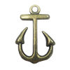 Zinc alloy Pendant, Fashion jewelry findings, Many colors for choice,Anchor 23x15mm, Sold By Bag
