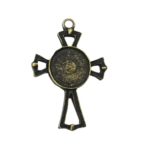 Zinc alloy Pendant, Fashion jewelry findings, Many colors for choice,Cross 29x20mm, Sold By Bag