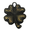 Zinc alloy Pendant, Fashion jewelry findings, Many colors for choice,Flower 23x18mm, Sold By Bag