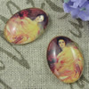 Glass Cabochons, Fashion accessories For settings, 30x40mm,Sold by PC
