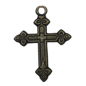 Zinc alloy Pendant, Fashion jewelry findings, Many colors for choice,Cross 55x41mm, Sold By PC