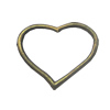 Zinc alloy Pendant, Fashion jewelry findings, Many colors for choice,Heart 24x28mm, Sold By PC
