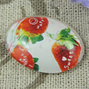 Glass Cabochons, Fashion accessories For settings, 30x40mm,Sold by PC