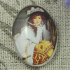 Glass Cabochons, Fashion accessories For settings, 30x40mm,Sold by PC