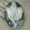 Glass Cabochons, Fashion accessories For settings, 30x40mm,Sold by PC
