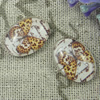 Glass Cabochons, Fashion accessories For settings,20x30mm, Sold by PC
