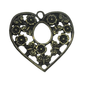 Zinc alloy Pendant, Fashion jewelry findings, Many colors for choice,Heart 31x32mm, Sold By Bag
