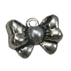Zinc alloy Pendant, Fashion jewelry findings, Many colors for choice, Bowknot 13.5x17.5mm, Sold By Bag
