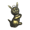 Zinc alloy Pendant, Fashion jewelry findings, Many colors for choice,Animal 37x20mm, Sold By Bag