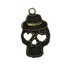 Zinc alloy Pendant, Fashion jewelry findings, Many colors for choice,Skeleton 26x15mm, Sold By Bag
