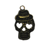 Zinc alloy Pendant, Fashion jewelry findings, Many colors for choice,Skeleton 26x15mm, Sold By Bag