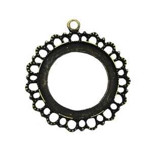 Zinc Alloy Cabochon Settings. Fashion Jewelry Findings. 45x40mm Inner dia39x40mm. Sold by Bag    