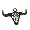 Zinc alloy Pendant, Fashion jewelry findings, Many colors for choice,Animal 35x50mm, Sold By Bag
