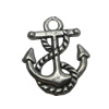 Zinc alloy Pendant, Fashion jewelry findings, Many colors for choice,Anchor 17x14mm, Sold By Bag
