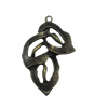 Zinc alloy Pendant, Fashion jewelry findings, Many colors for choice,Leaf 28x18mm, Sold By Bag
