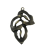 Zinc alloy Pendant, Fashion jewelry findings, Many colors for choice,Leaf 28x18mm, Sold By Bag