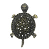 Zinc alloy Pendant, Fashion jewelry findings, Many colors for choice,Animal 33x54mm, Sold By PC