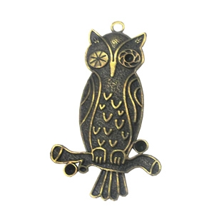 Zinc alloy Pendant, Fashion jewelry findings, Many colors for choice,Animal 68x41mm, Sold By PC