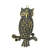 Zinc alloy Pendant, Fashion jewelry findings, Many colors for choice,Animal 68x41mm, Sold By PC