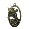 Pendant settings. Fashion Zinc Alloy Jewelry Findings. Angel 47x27mm, Sold by Bag  
