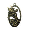 Pendant settings. Fashion Zinc Alloy Jewelry Findings. Angel 47x27mm, Sold by Bag  