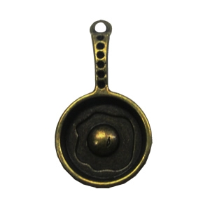 Pendant settings. Fashion Zinc Alloy Jewelry Findings.Saucepan  32x17mm, Sold by Bag  