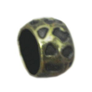 Europenan style Beads. Fashion jewelry findings. 13x7mm, Hole size:10mm. Sold by Bag 