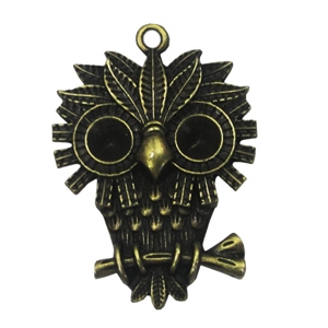 Zinc alloy Pendant, Fashion jewelry findings, Many colors for choice,Animal 45x31mm, Sold By PC