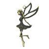 Zinc alloy Pendant, Fashion jewelry findings, Many colors for choice,Angel 68x33mm, Sold By PC
